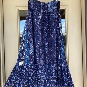Unbranded Women's Blue and Navy Skirt